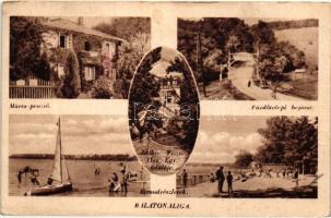 Balaton - 11 db régi képeslap 2 modern lappal / 11 pre-1945 postcards with 2 modern postcards