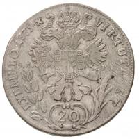 1779B/SK-PD 20kr Ag "II. József" (6,45g) T:2-
Hungary 1779B/SK-PD 20 Kreuzer Ag "Jos...