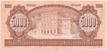 1990. 5000Ft "H" T:II szép, ropogós papír