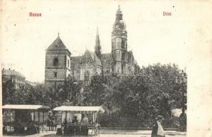 Kassa, Kosice; Dóm, piac, árusok, László Béla kiadása / dome, market, vendors (EK)