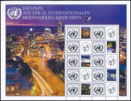 Üdvözlőbélyeg teljes ív, Greetings stamp complete sheet