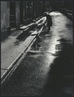 cca 1973 Szociofotók, 3 db vintage fotóművészeti alkotás, kettő jelzett, 24x18 cm és 18x13 cm