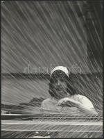 cca 1975 Magyar Alfréd 3 db vintage fotóművészeti alkotása, 24x18 cm és 23,5x16 cm