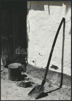 cca 1975 Kortárs fotóművészeti alkotások, 3 db vintage fotó, kettő feliratozva, 24x18 cm és 15,5x24 ...