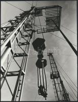 cca 1967 Kortárs fotóművészeti alkotások, 3 db vintage fénykép, kettő jelzett, 24x18 cm és 24x12 cm