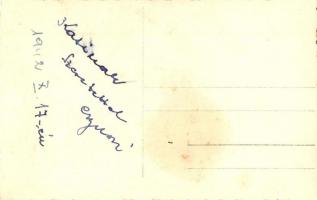 1942 Határvadász őrnagy jelvényekkel, kitüntetésekkel / WWII Hungarian border defence major with med...