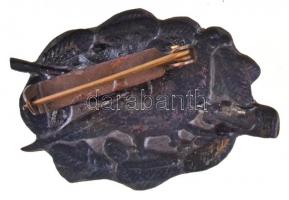 DN Fácánt ábrázoló fém vadászjelvény (~30-40mm) T:2