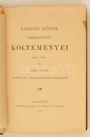 Endrődi Sándor összegyűjtött költeményei. 1-4. köt. Bp., 1898, Athenaeum. Díszes vászonkötésben, jó ...