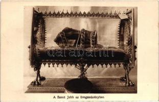 Budapest, Szent István napi körmenet, Szent Jobb - 3 db régi képeslap