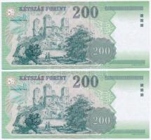 2006. 200Ft "FB" (2x) T:I