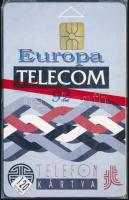 1992 Europa Telecom motívumos telefonkártya, bontatlan csomagolásban