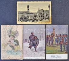 Hagyaték: több mint 100 nagyobb részben régi képeslap: magyar és külföldi városképek, üdvözlőlapok, ...