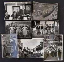 cca 1960 Tiszavölgyi József (1909-?) pecséttel jelzett vintage felvételei, 13 db fotó, 13x18 cm és 1...