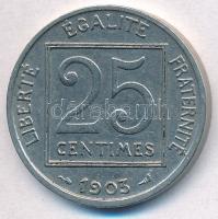 Franciaország 1903. 25c Ni T:2 ph.
France 1903. 25 Centimes Ni C:XF edge error
Krause KM#855