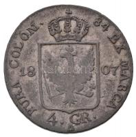 Német Államok / Poroszország 1807A 4Gr Ag "III. Frigyes Vilmos" (4,42g) T:2- 
German Stat...