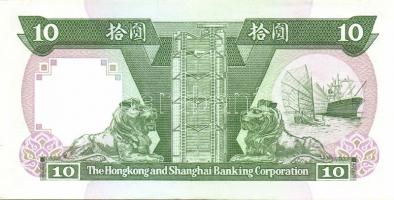 Hongkong 1991. 10$ T:II