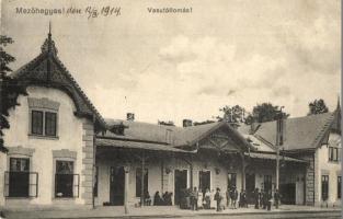 Mezőhegyes, Vasútállomás. Tóth Petrowsky Jánosné kiadása