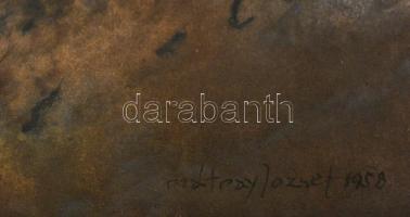 Mátray József (?-?): Faágak. akvarell, papír, jelzett, 30×43 cm