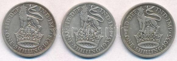 Nagy-Britannia 1928-1935. 1Sh Ag "V. György" (3xklf) T:2-,3
Great Britain 1928-1935. 1 Sh...
