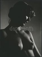 cca 1973 Finom női dolgok, szolidan erotikus képek, 3 db jelzés nélküli vintage fotó, 24x18 cm