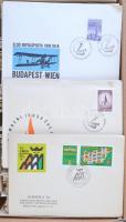 Budapest  - 8 db régi városképes lap / 8 pre-1945 town-view postcards