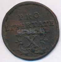 1706. X Poltura Cu "Rákóczi Ferenc" T:2,2- szennyeződés
Huszár: 1535., Unger II.: 1133.a