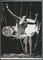 cca 1939 Szilveszter éjjelén, szolidan erotikus felvétel, mai nagyítás, 25x18 cm / erotic photo, 25x18 cm