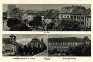 Kassa, Kosice - 9 db régi városképes lap / 9 pre-1945 town-view postcards