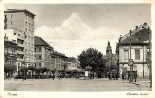 Kassa, Kosice - 6 db régi városképes lap / 6 pre-1945 town-view postcards