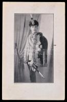 cca 1920-1930 A fiatal Habsburg Ottó díszmagyarban, Stephaneum-ny., 14x9 cm./
cca 1920-1930 The you...