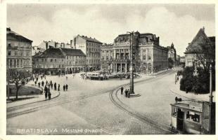 Pozsony, Pressburg, Bratislava - 5 db régi városképes lap / 5 pre-1945 town-view postcards