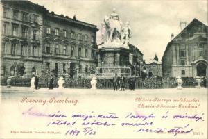 Pozsony, Pressburg, Bratislava - 5 db régi városképes lap / 5 pre-1945 town-view postcards