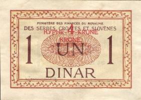 Jugoszlávia 1919. 1D 4K fny-sal T:II