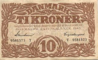 Dánia 1943. 10K T:II/III
