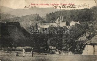 3 db régi történelmi magyar (erdélyi és felvidéki) városképes lap, Kicői (Szkicói) várkastély, hadik...