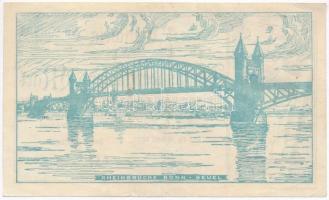 Németország / Weimari Köztársaság / Beuel 1923. 500.000M szükségpénz vízjeles papíron T:II,II-
Germ...