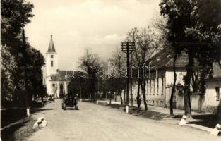 15 db MODERN magyar fekete-fehér városképes lap érdekesebb darabokkal / 16 modern Hungarian black and white town-view postcard with some interesting pieces