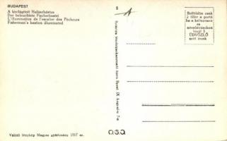 Budapest - 4 db régi képeslap, Budapest éjjel, este / 4 pre-1945 town-view postcards, at night