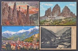 Dél-Tirol és Trentino 85 db főleg régi képeslap / 85 mostly pre-war cards; Südtirol and Trentino