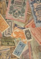 Cári Oroszország, korai Szovjetunió 65db bankjegy, jobbakkal T:II,III,IV