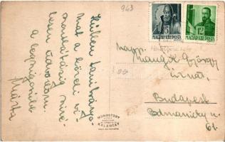 Balaton - 12 db régi képeslap, balatoni élet / 12 pre-1945 postcards
