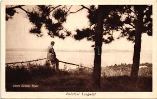 Balaton - 12 db régi képeslap, balatoni élet / 12 pre-1945 postcards