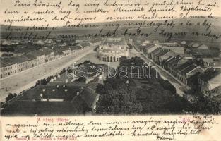 5 db régi magyar és történelmi magyar városképes lap, Linghoffer halászmester reklámlapja, Eperjes, ...