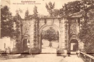 Gyulafehérvár, Karlsburg, Alba Iulia; Alsó Károly kapu / Unteres Karlsthor / castle gate