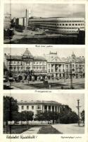 Újvidék, Novi Sad; Volt báni palota, Országzászló tér, Egészségügyi palota / palaces, square