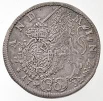 Német Államok / Bajorország 1732. 30kr Ag "Károly Albert" (7,38g) T:2,2-
German States / ...