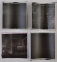 cca 1972 Budapest, Moszkva tér, 4 db szabadon felhasználható, vintage negatív, 6x6 cm