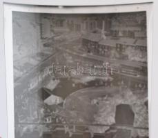 cca 1972 Budapest, Moszkva tér, 4 db szabadon felhasználható, vintage negatív, 6x6 cm