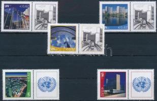 Greeting Stamp set in pairs with coupon, Üdvözlőbélyeg sor szelvényes párokban