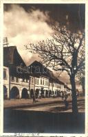 Beszterce, Bistritz, Bistrita; utcakép, Dumitru Russu üzlete / street view with shop, photo